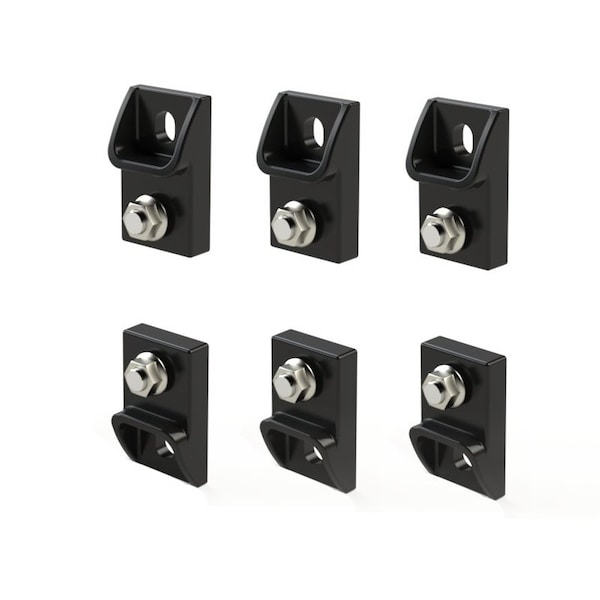 Mounting Kit, 5 in. H x 3 in. W x 2-1/2 in. L, 6 PK